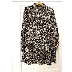 Zara Leopard print dress
